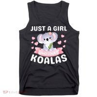 Just A  Who Loves Koala Bear Tank Top thumb 0