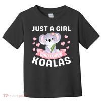 Just A  Who Loves Koala Bear Toddler T-Shirt thumb 0