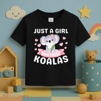 Just A  Who Loves Koala Bear Toddler T-Shirt thumb 3