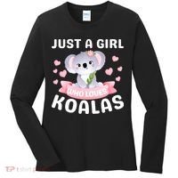 Just A  Who Loves Koala Bear Women's Long Sleeve Shirt thumb 0