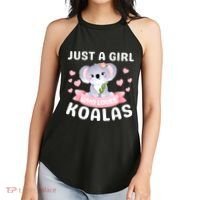 Just A  Who Loves Koala Bear Women's Perfect Tri Rocker Tank thumb 2