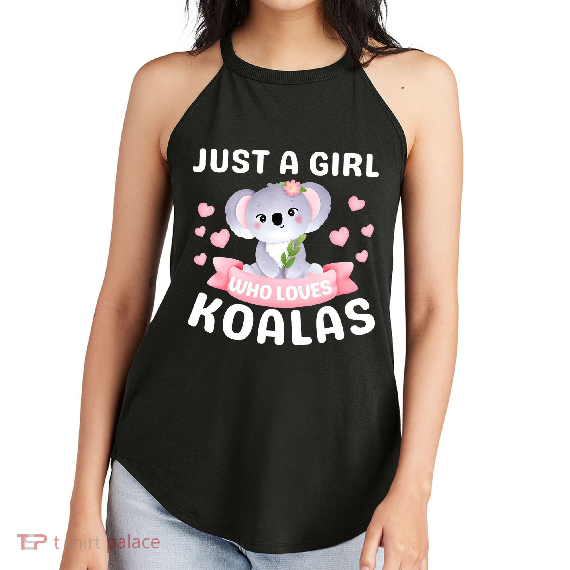 Just A  Who Loves Koala Bear Women's Perfect Tri Rocker Tank