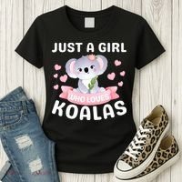 Just A  Who Loves Koala Bear Women's T-Shirt thumb 3