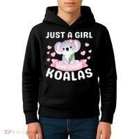Just A  Who Loves Koala Bear Kids Hoodie thumb 4