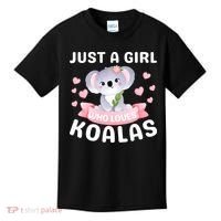 Just A  Who Loves Koala Bear Kids T-Shirt thumb 0