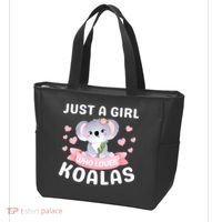 Just A  Who Loves Koala Bear Tote Bag thumb 3