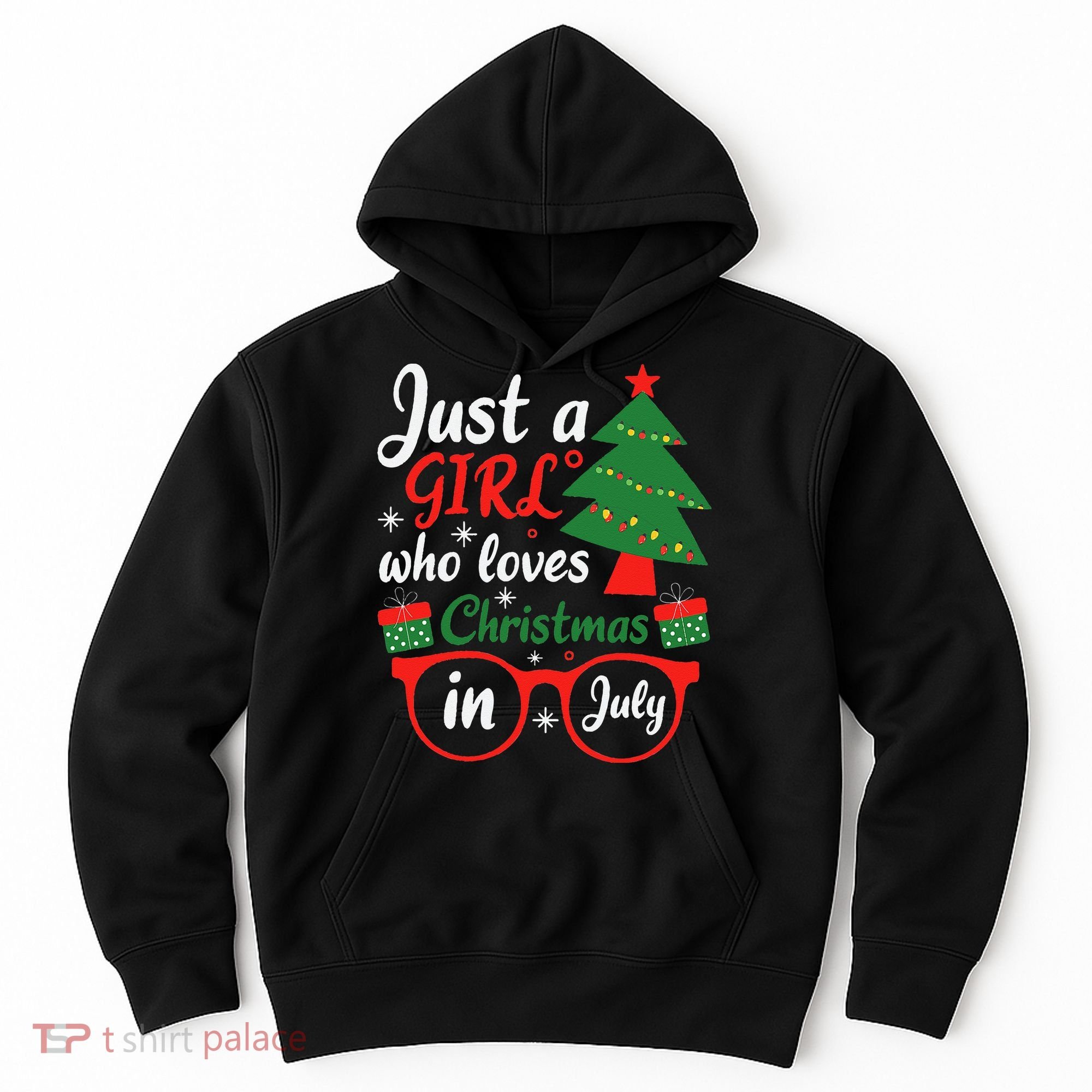 Just A Who Loves Christmas In July Summer Gift Hoodie