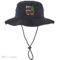 Just A Who Loves Christmas In July Summer Gift Bucket Hat thumb 0