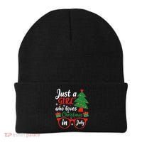 Just A Who Loves Christmas In July Summer Gift Beanie thumb 0