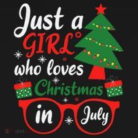 Just A Who Loves Christmas In July Summer Gift Mousepad thumb 1