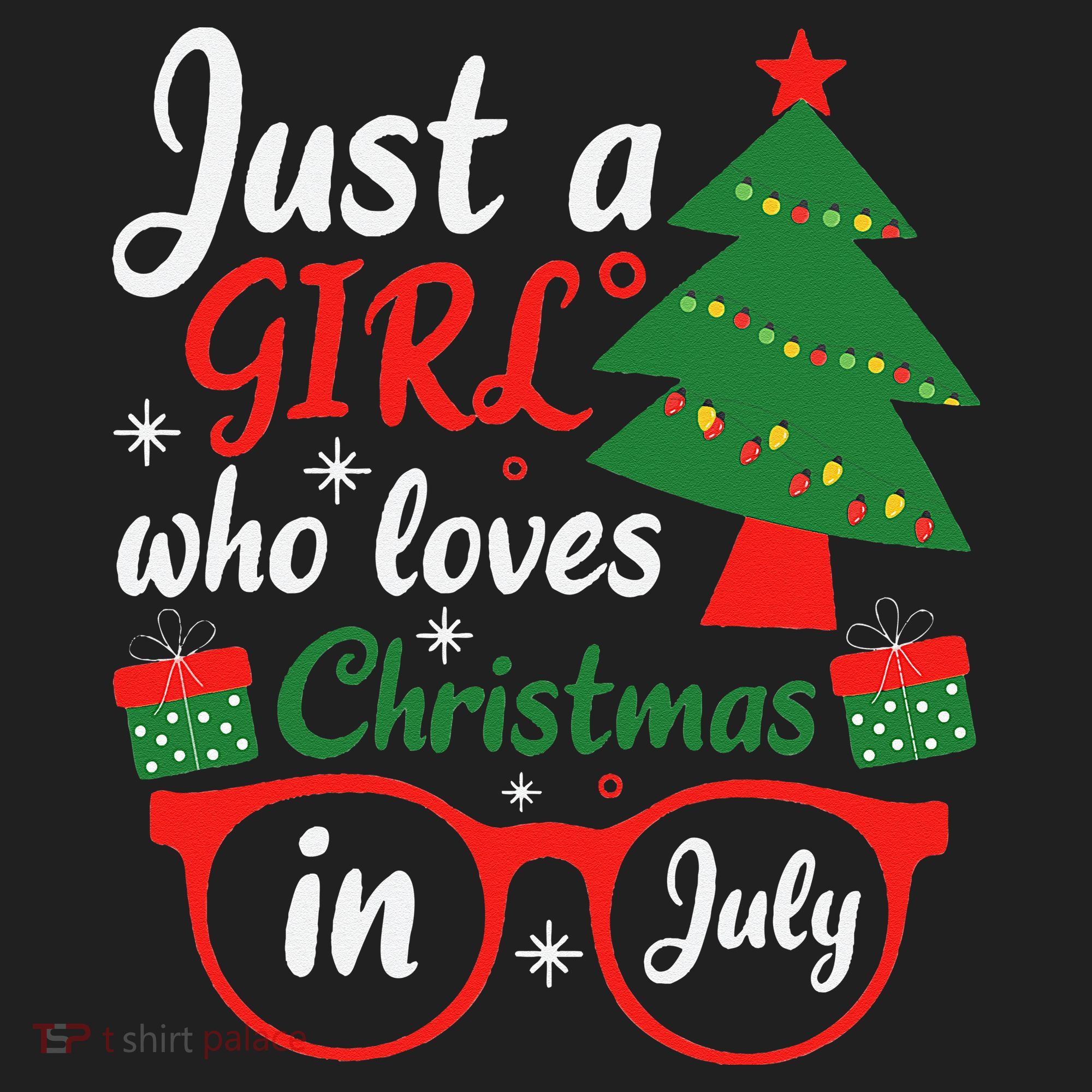 Just A Who Loves Christmas In July Summer Gift Golf Towel