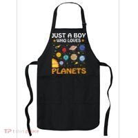 Just A  Who Loves Planets & Solar System Space Science Apron thumb 0