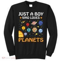 Just A  Who Loves Planets & Solar System Space Science Sweatshirt thumb 0