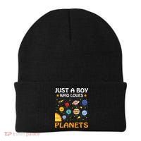 Just A  Who Loves Planets & Solar System Space Science Beanie thumb 0