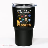 Just A  Who Loves Planets & Solar System Space Science Tumbler thumb 0