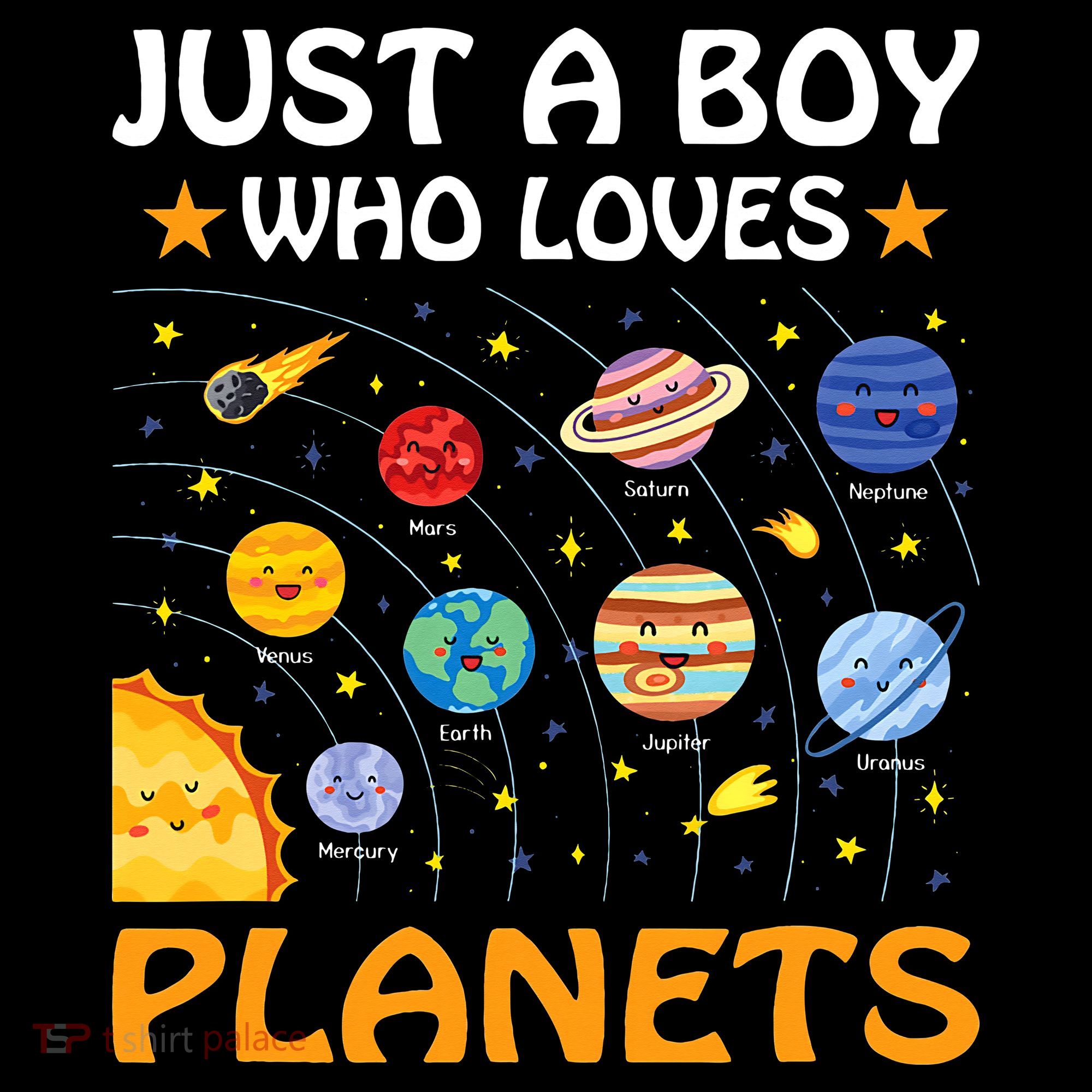 Just A  Who Loves Planets & Solar System Space Science Mousepad