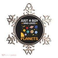 Just A  Who Loves Planets & Solar System Space Science Ornament thumb 0