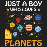 Just A  Who Loves Planets & Solar System Space Science Hat thumb 2