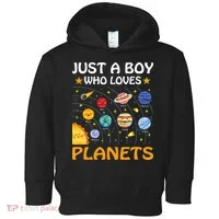 Just A  Who Loves Planets & Solar System Space Science Toddler Hoodie thumb 0