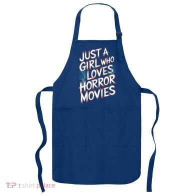 Just A Who Loves Horror Movies Horror Film Spooky Vibes Cool Gift Apron