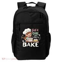 Just A Who Loves To Bake Cute Baking Graphic Cool Gift Backpack thumb 0