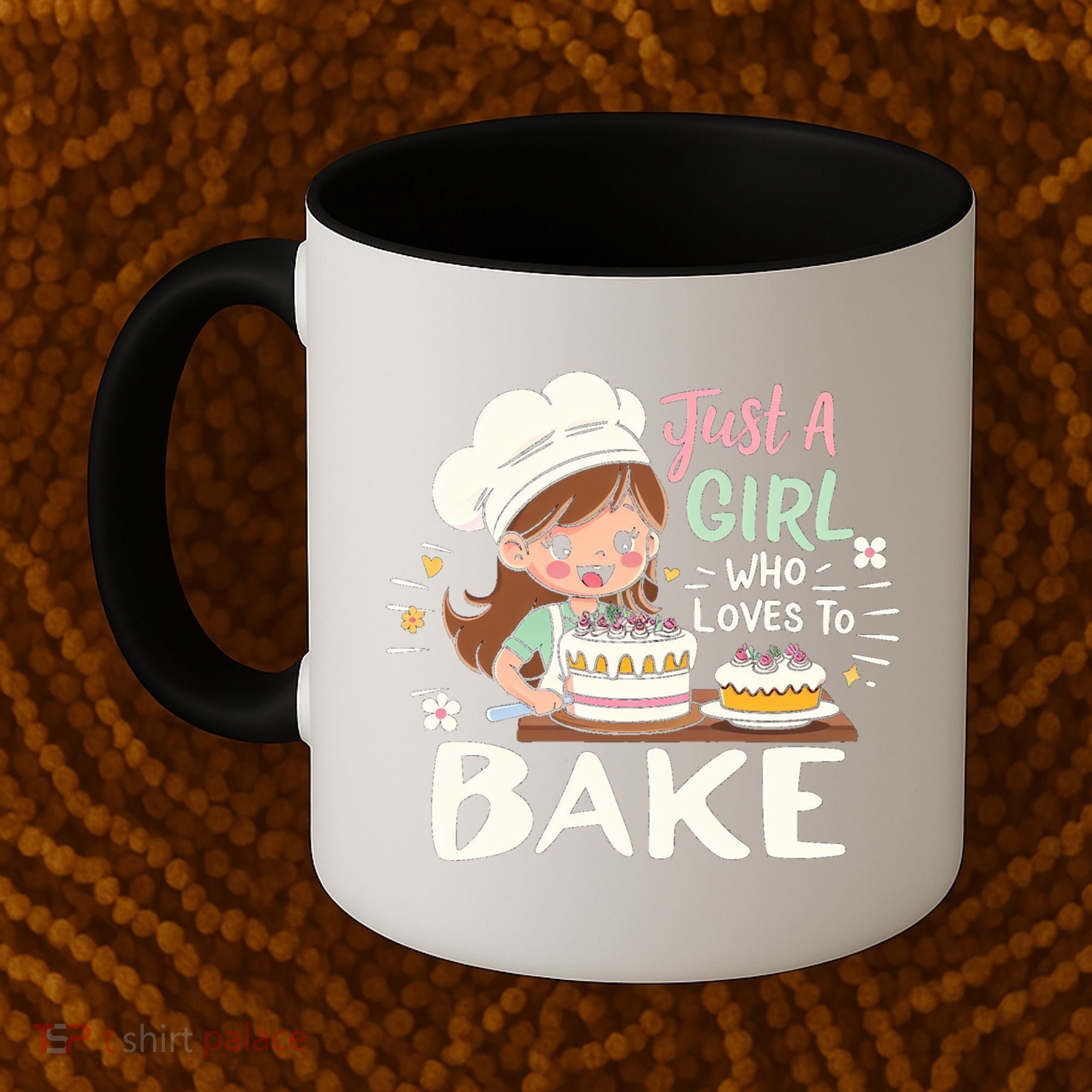 Just A Who Loves To Bake Cute Baking Graphic Cool Gift Coffee Mug
