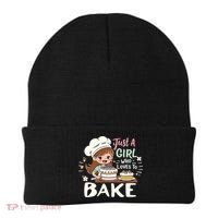 Just A Who Loves To Bake Cute Baking Graphic Cool Gift Beanie thumb 0