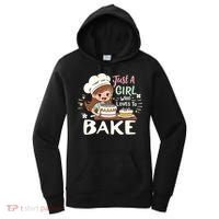 Just A Who Loves To Bake Cute Baking Graphic Cool Gift Women's Hoodie thumb 0