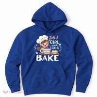 Just A Who Loves To Bake Cute Baking Graphic Cool Gift Hoodie thumb 0