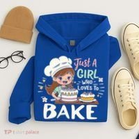 Just A Who Loves To Bake Cute Baking Graphic Cool Gift Hoodie thumb 4