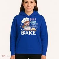 Just A Who Loves To Bake Cute Baking Graphic Cool Gift Hoodie thumb 5