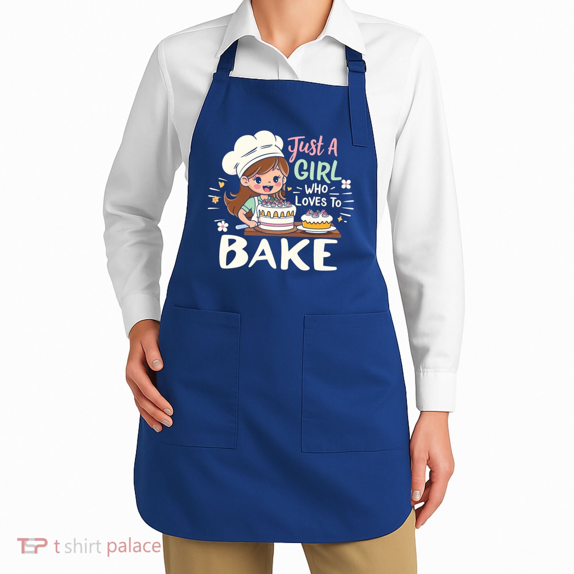 Just A Who Loves To Bake Cute Baking Graphic Cool Gift Apron