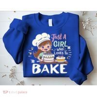 Just A Who Loves To Bake Cute Baking Graphic Cool Gift Sweatshirt thumb 2