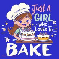 Just A Who Loves To Bake Cute Baking Graphic Cool Gift T-Shirt thumb 7