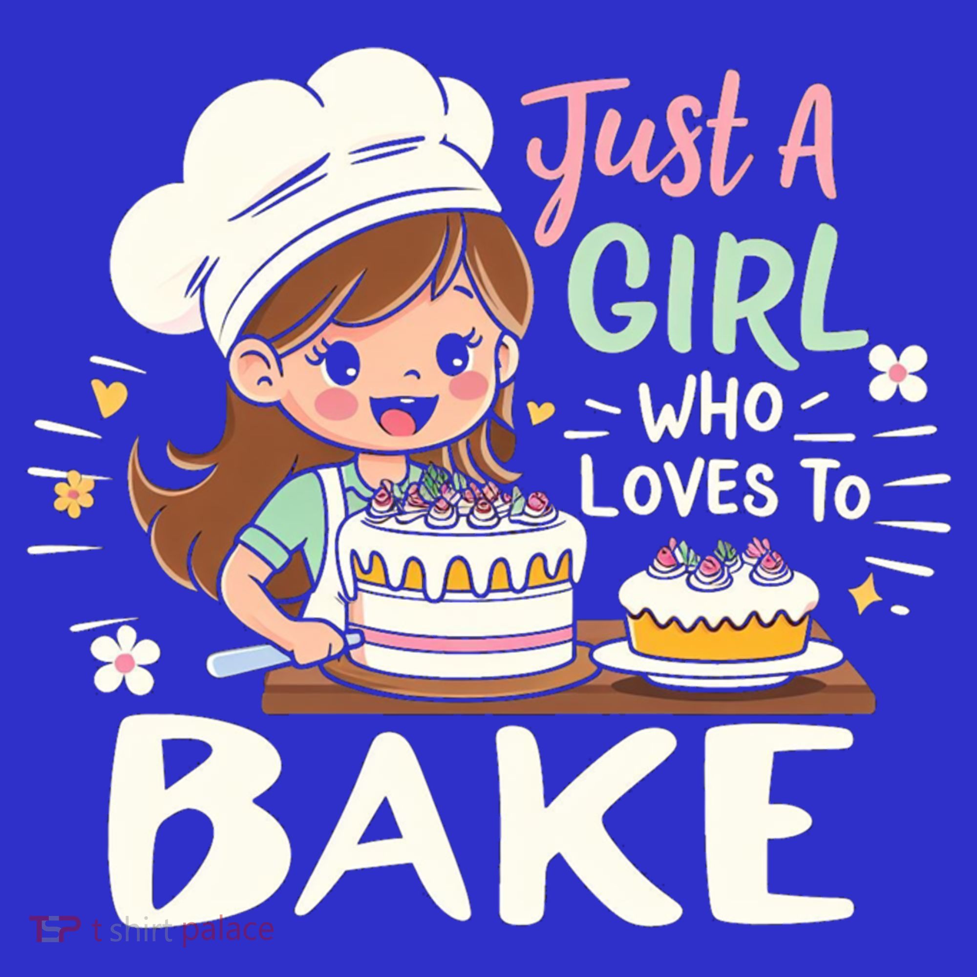 Just A Who Loves To Bake Cute Baking Graphic Cool Gift T-Shirt