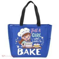 Just A Who Loves To Bake Cute Baking Graphic Cool Gift Tote Bag thumb 0