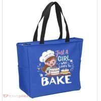 Just A Who Loves To Bake Cute Baking Graphic Cool Gift Tote Bag thumb 2