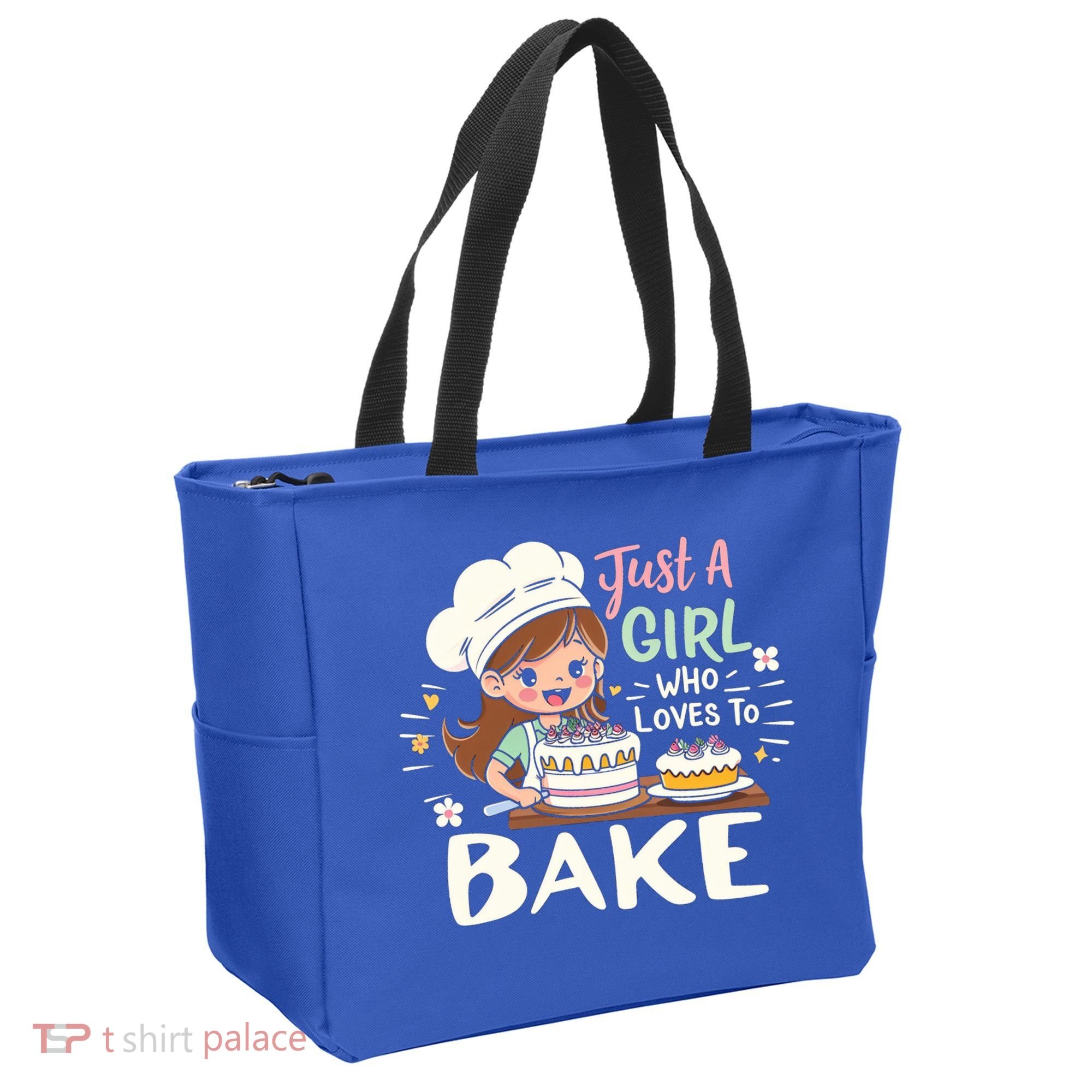Just A Who Loves To Bake Cute Baking Graphic Cool Gift Tote Bag