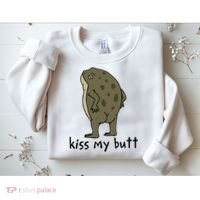 Just A  Who Loves Frogs Cute Green Frog Costume  Sweatshirt thumb 2