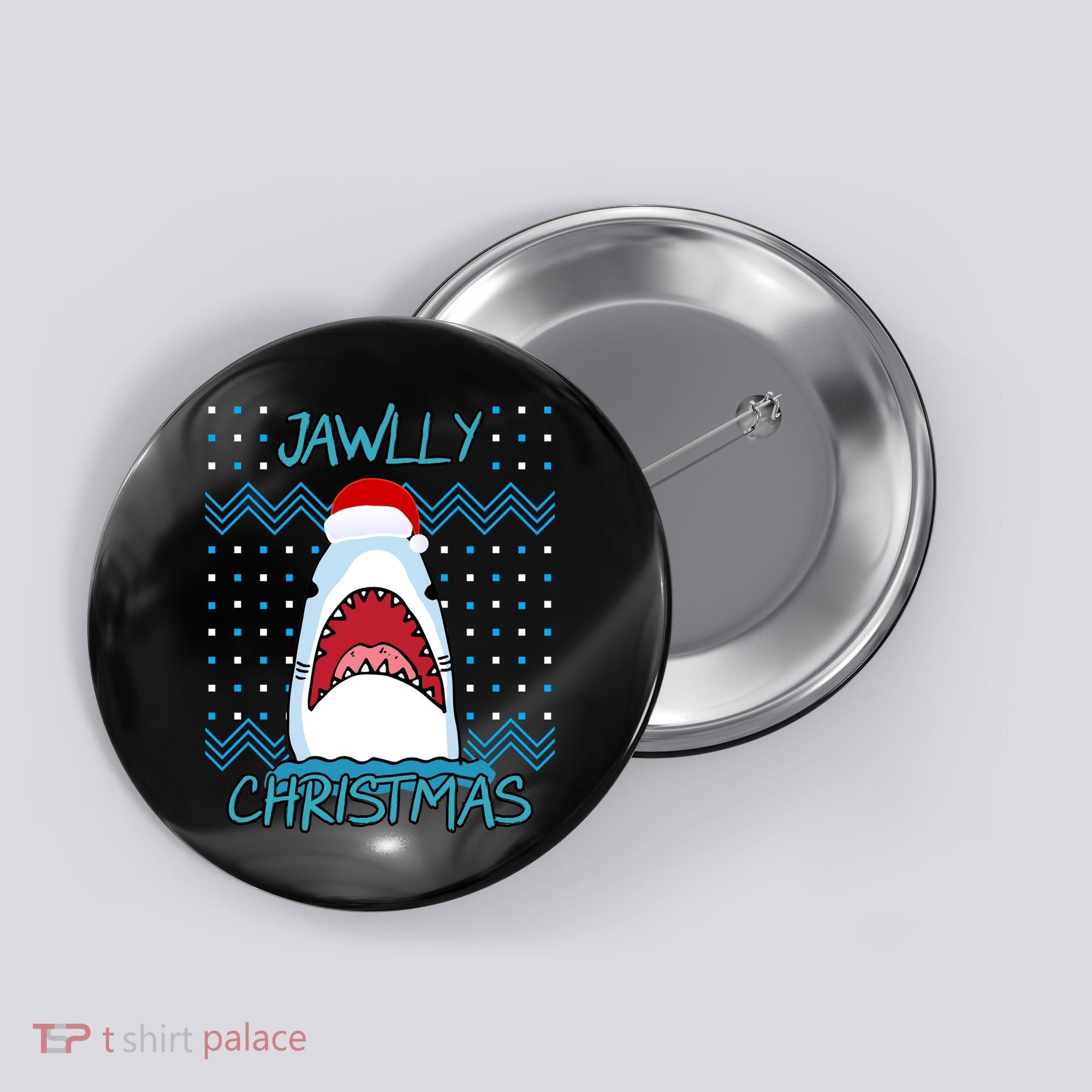 Jawlly Christmas Ugly Button