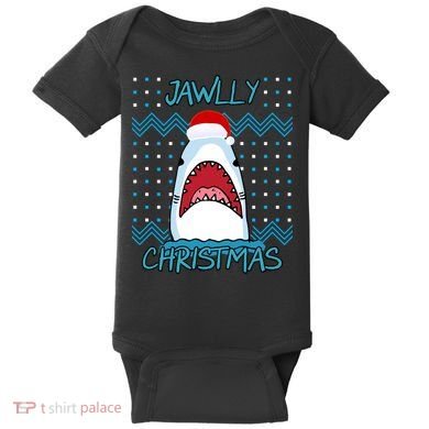 Jawlly Christmas Ugly Baby Bodysuit