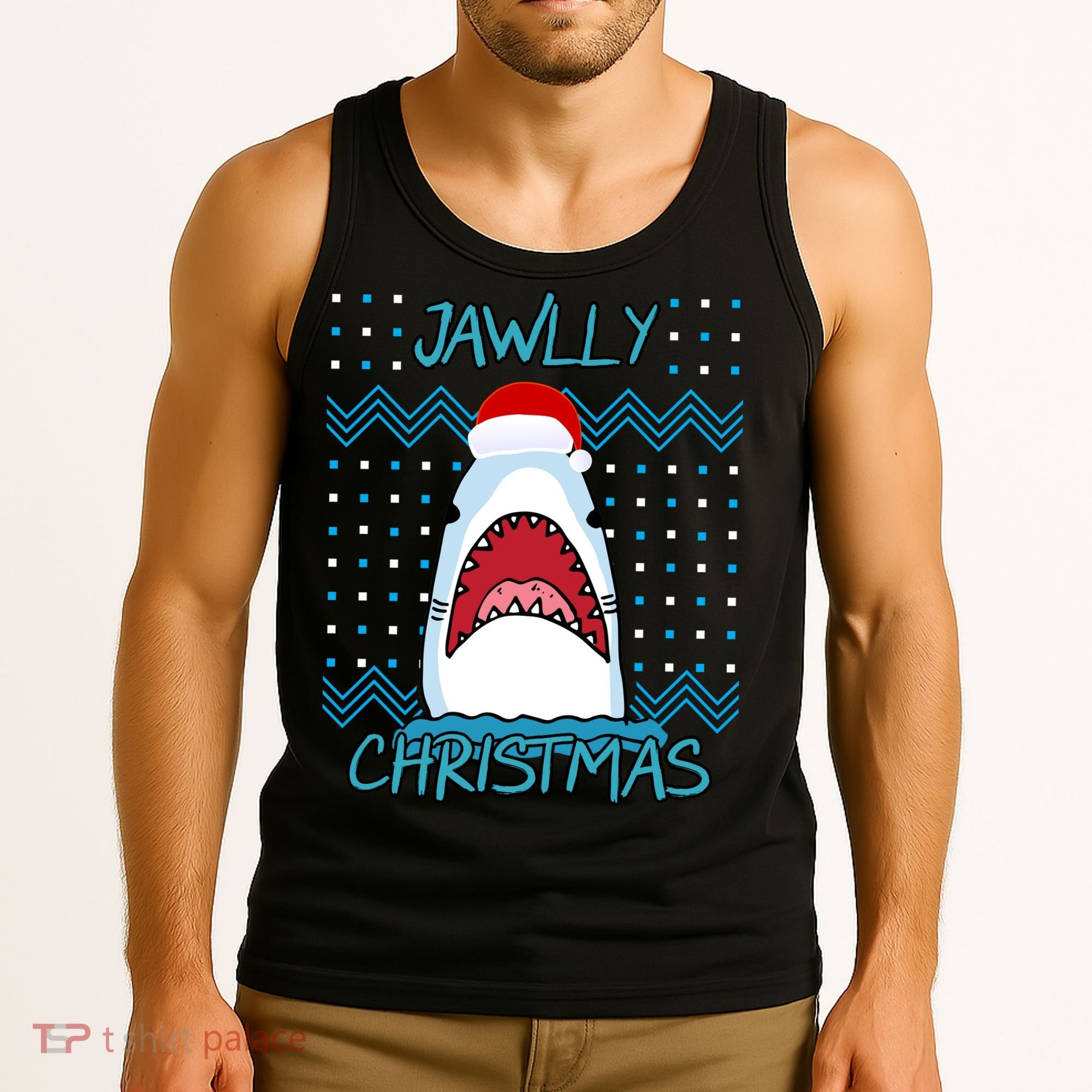 Jawlly Christmas Ugly Tank Top
