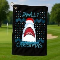 Jawlly Christmas Ugly Golf Towel thumb 1