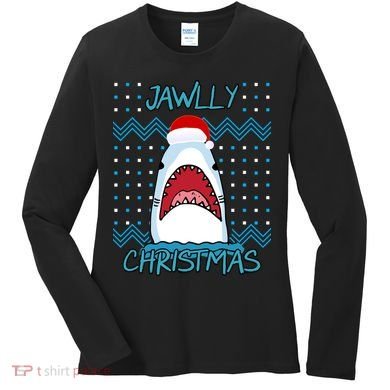 Jawlly Christmas Ugly Women's Long Sleeve Shirt