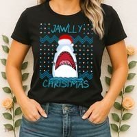 Jawlly Christmas Ugly Women's T-Shirt thumb 2