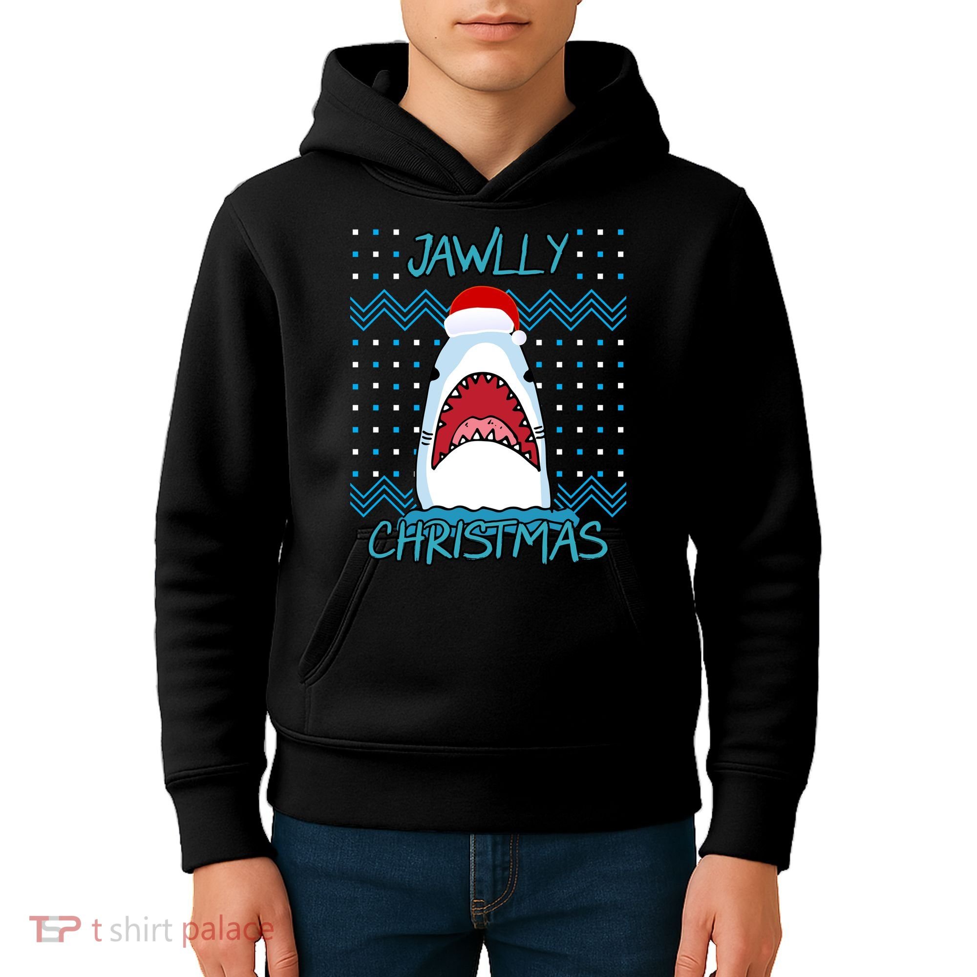 Jawlly Christmas Ugly Kids Hoodie