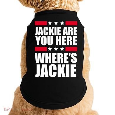Jackie Are You Here Where's Jackie Doggie Tank