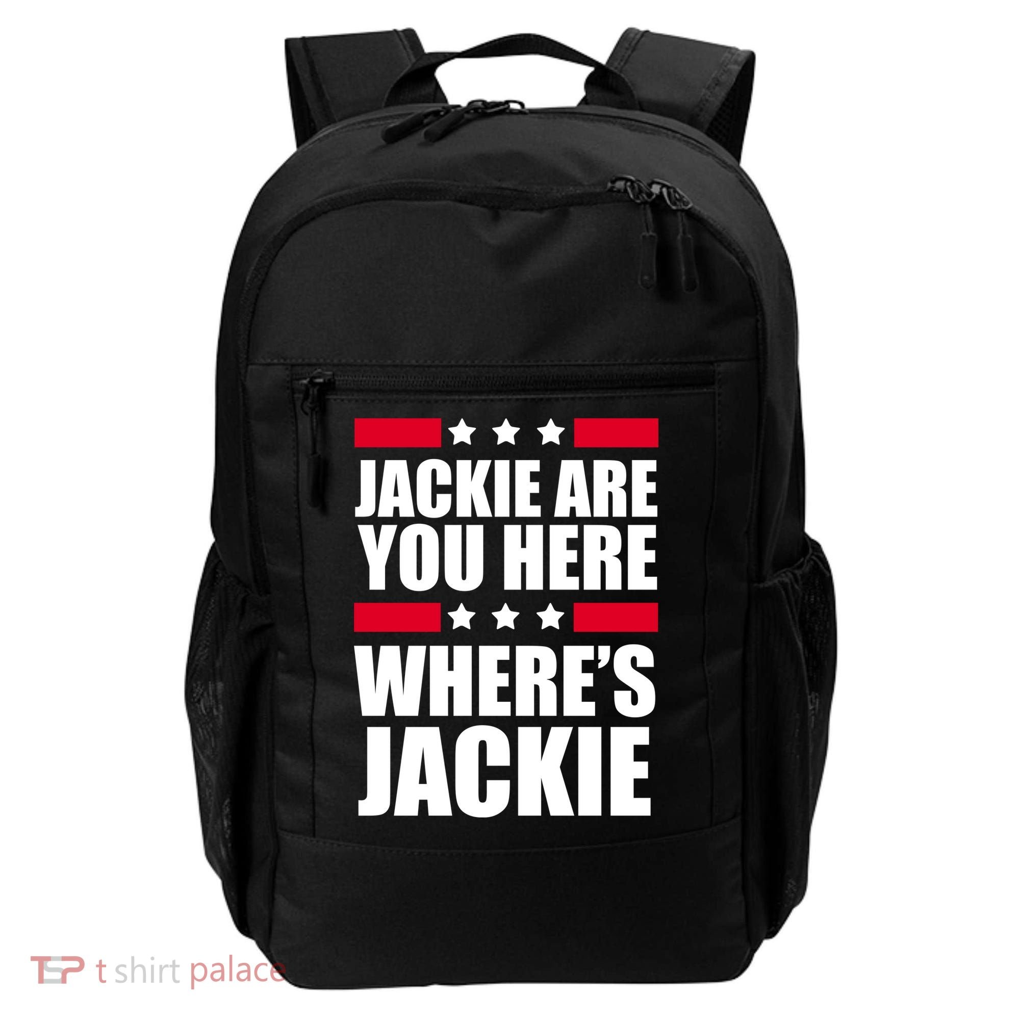 Jackie Are You Here Where's Jackie Backpack
