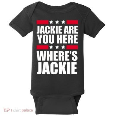 Jackie Are You Here Where's Jackie Baby Bodysuit