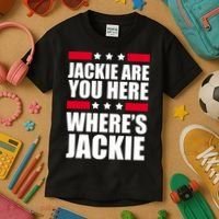 Jackie Are You Here Where's Jackie Kids T-Shirt thumb 3
